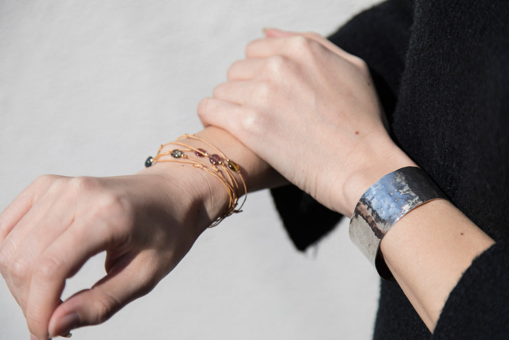 Perche? tsuchime bangle シルバーバングル