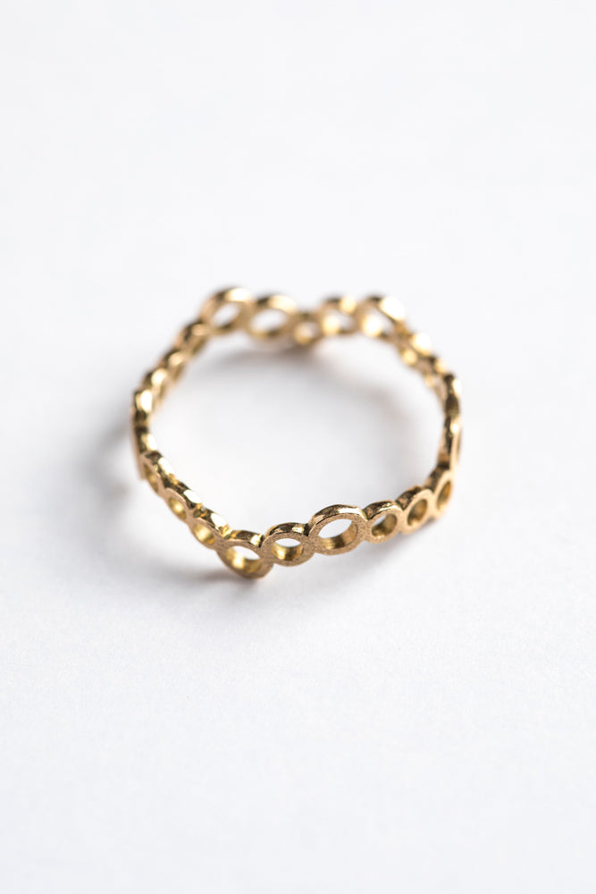 Perche? Rhythm circle Ring リング/K18