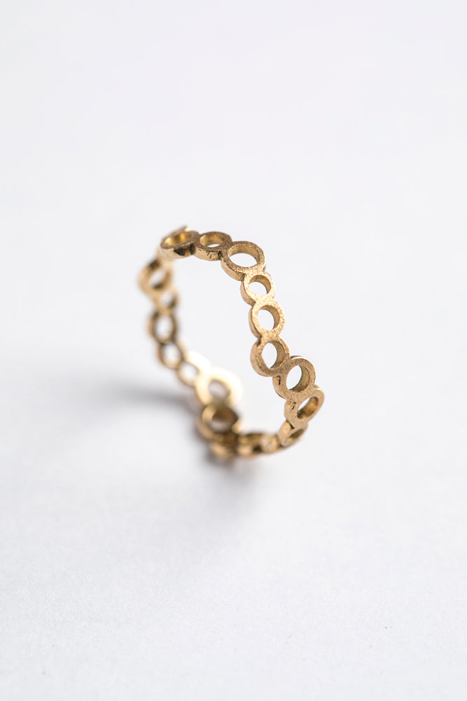 Perche? Rhythm circle Ring リング/K18