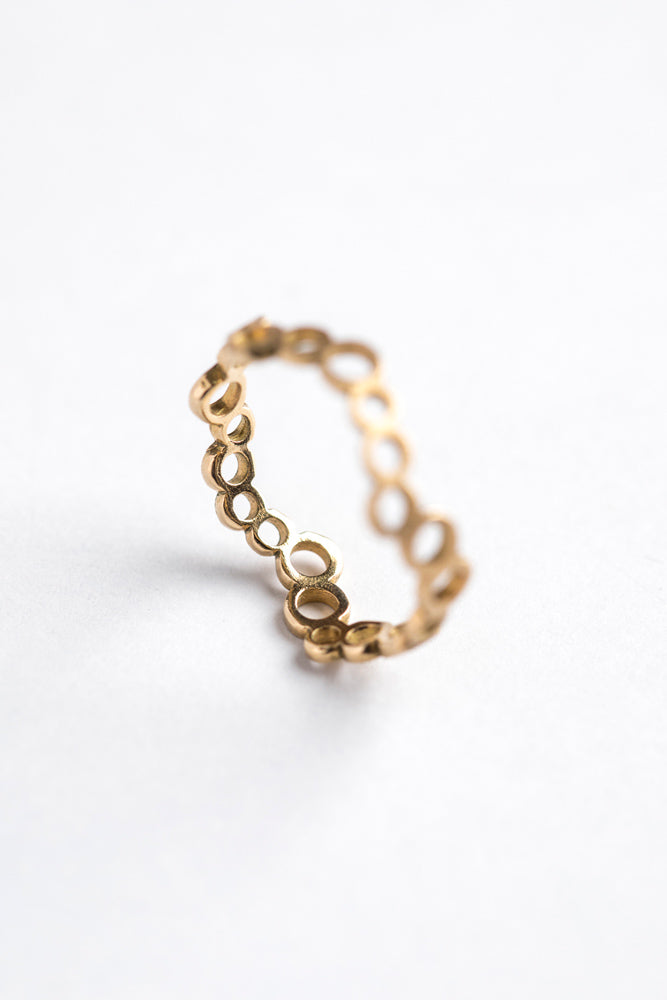 Perche? Rhythm circle Ring リング/K18