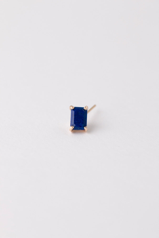 simmon 1 stone pierce lapis lazuli pierce/K10
