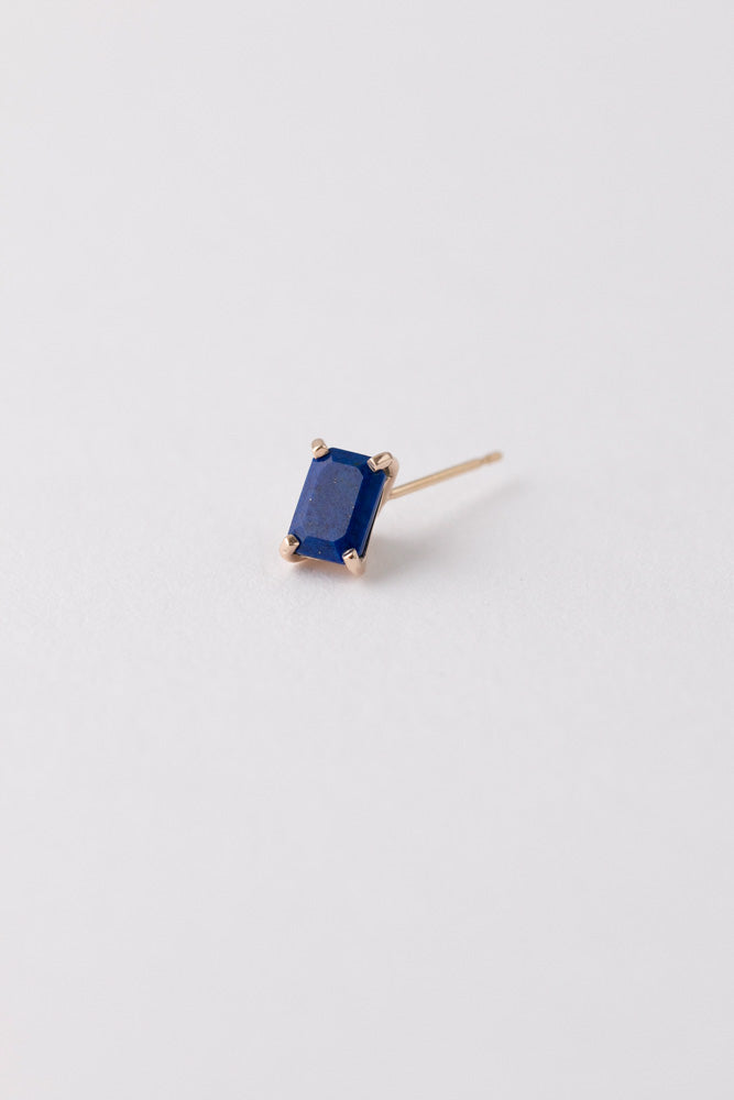 simmon 1 stone pierce lapis lazuli pierce/K10