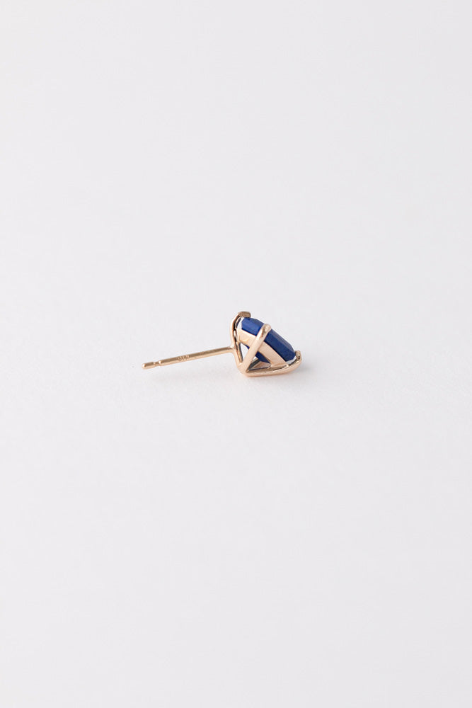 simmon 1 stone pierce lapis lazuli pierce/K10