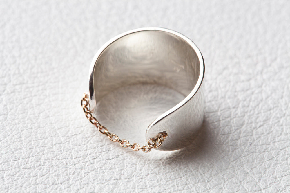 simmon Basic Flat & Chain Ring /Silver