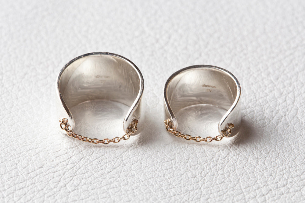 simmon Basic Flat & Chain Ring /Silver