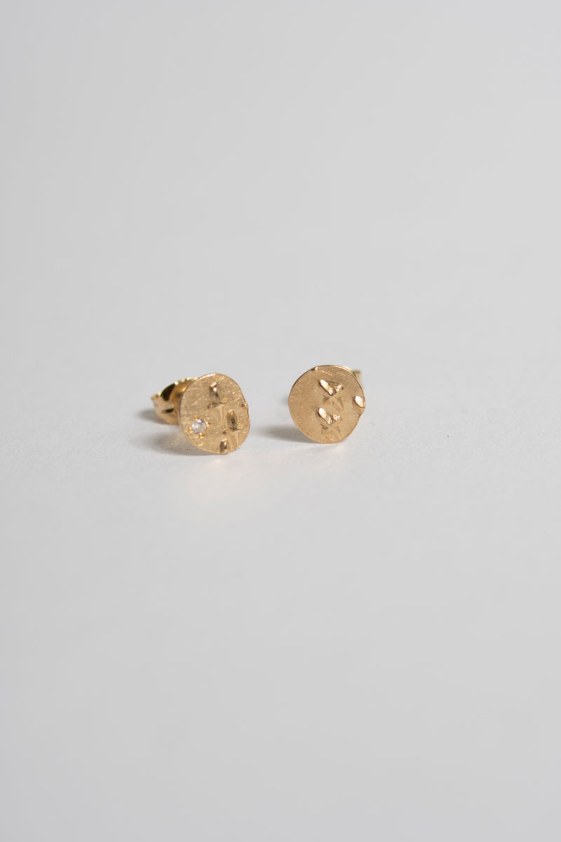 saia with a wish diamond Pierce earrings