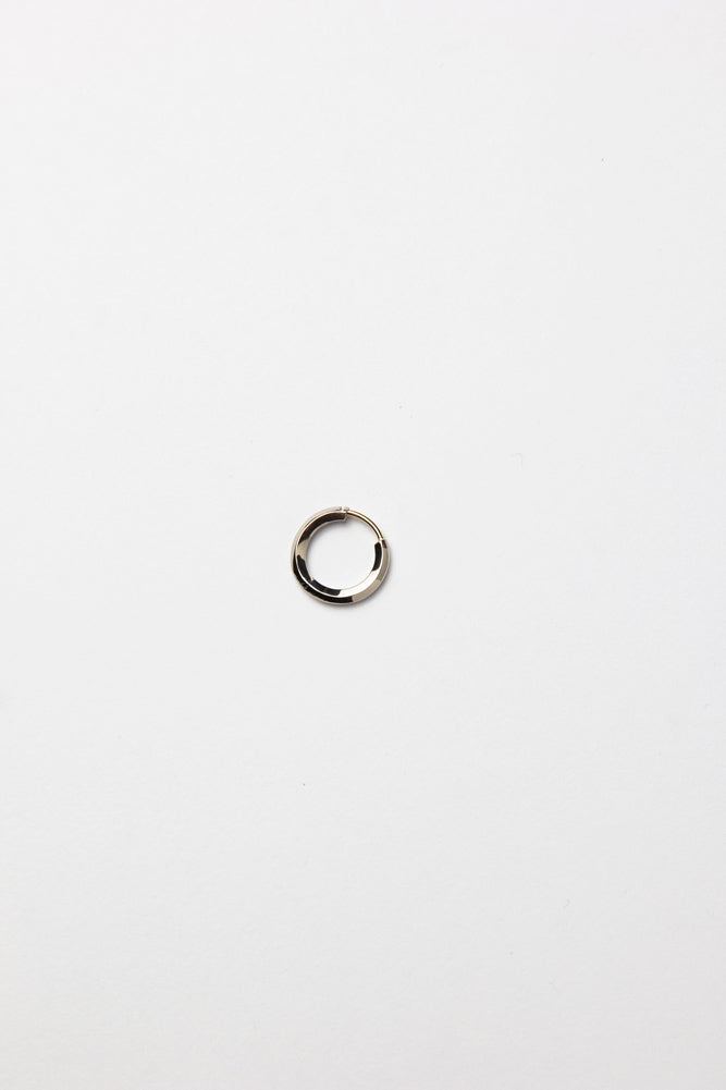 Seta Shape Round Pierced earring S ゴールドフープピアス/K18