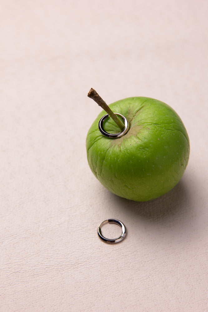 Seta Shape Round Pierced earring S ゴールドフープピアス/K18