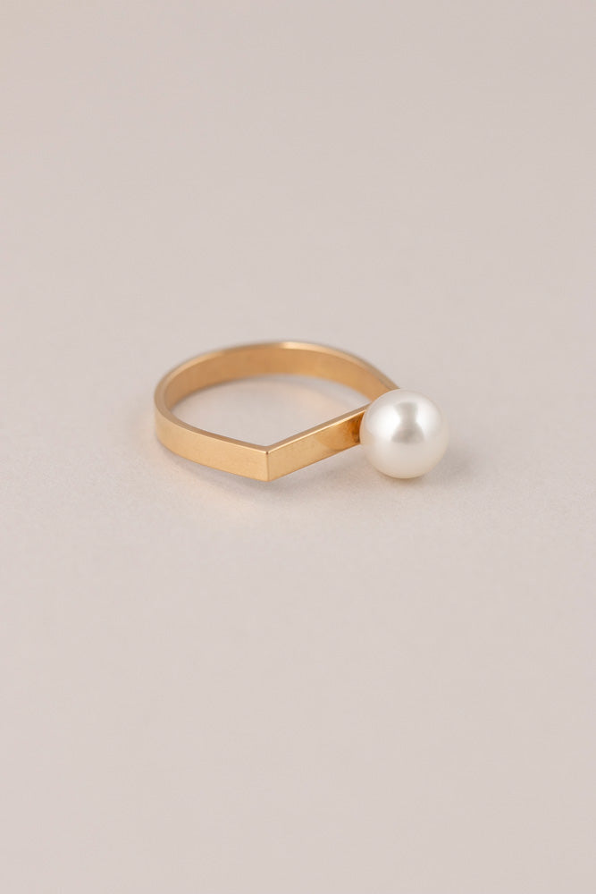 Seta Sealing on AKOYA Pearl Ring M