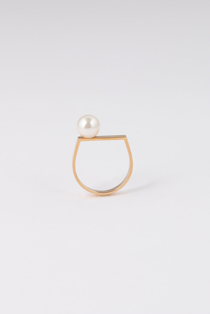 Seta Sealing on AKOYA Pearl Ring M