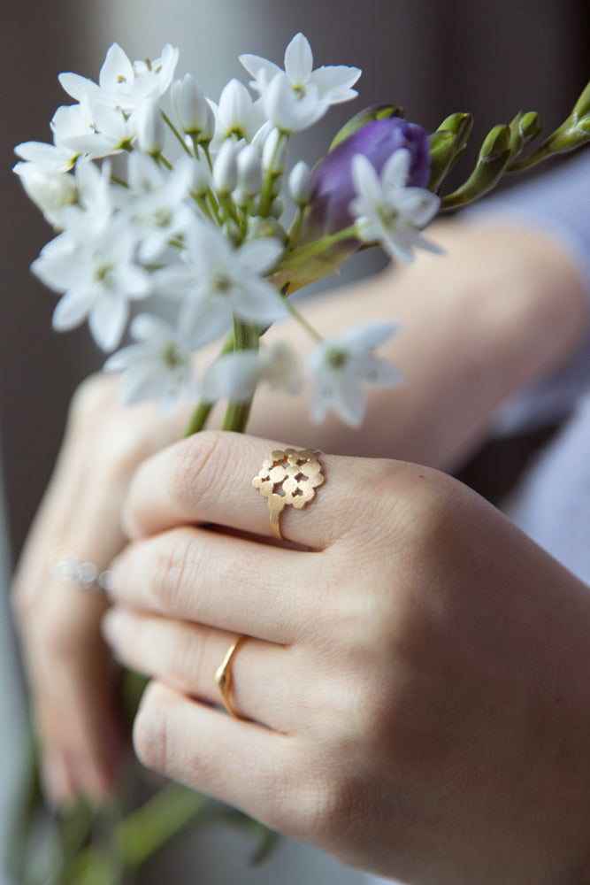 Perche? shizuku Ring Ring 1/K18