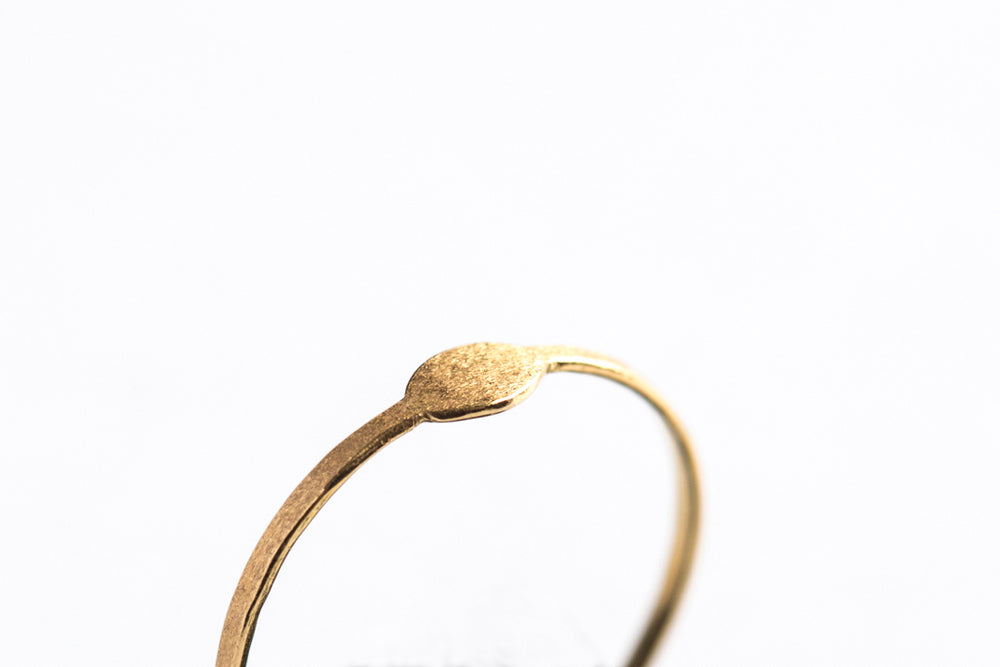 Perche? Single oval リング/K18