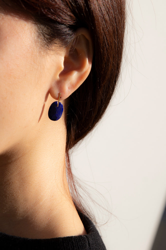 SU,su jewelry,su ジュエリー,ラピスラズリ,ピアス 18金,天然石 ピアス