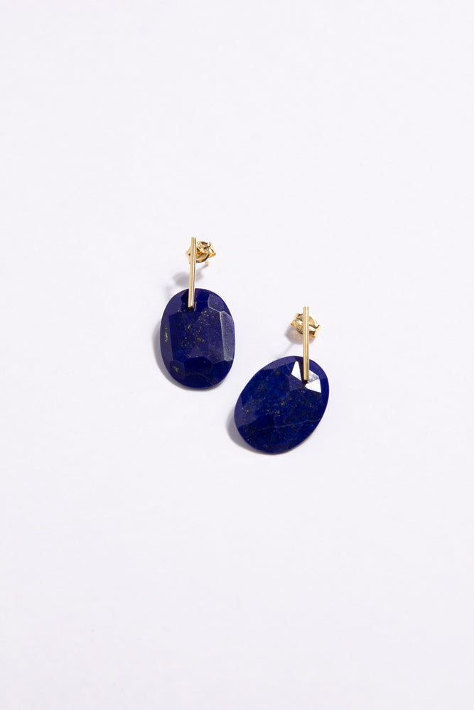 SU CANDY Lapis lazuli earrings/K18