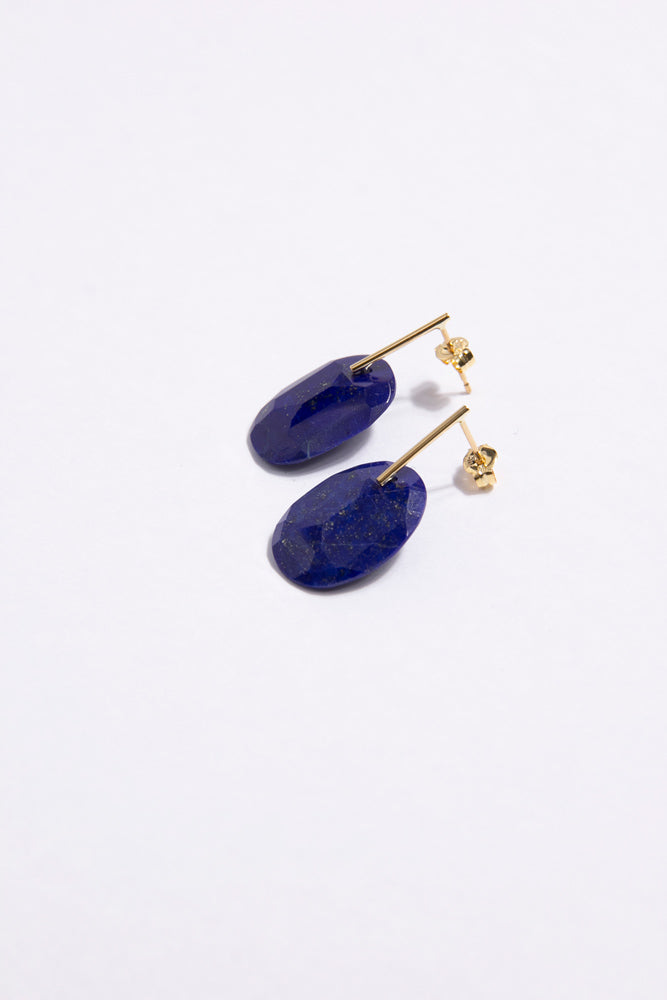 SU CANDY Lapis lazuli earrings/K18