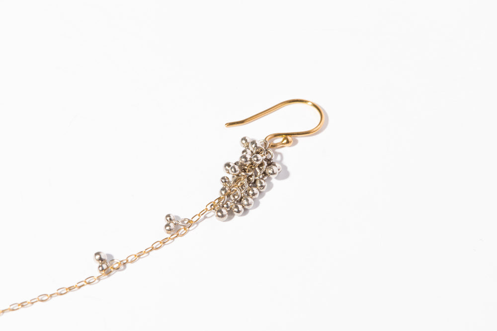 Perche? suzunari fusa Pierce earrings/K18
