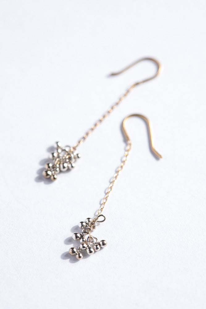 Perche? suzunari swing long Pierce ロングピアス1/K18