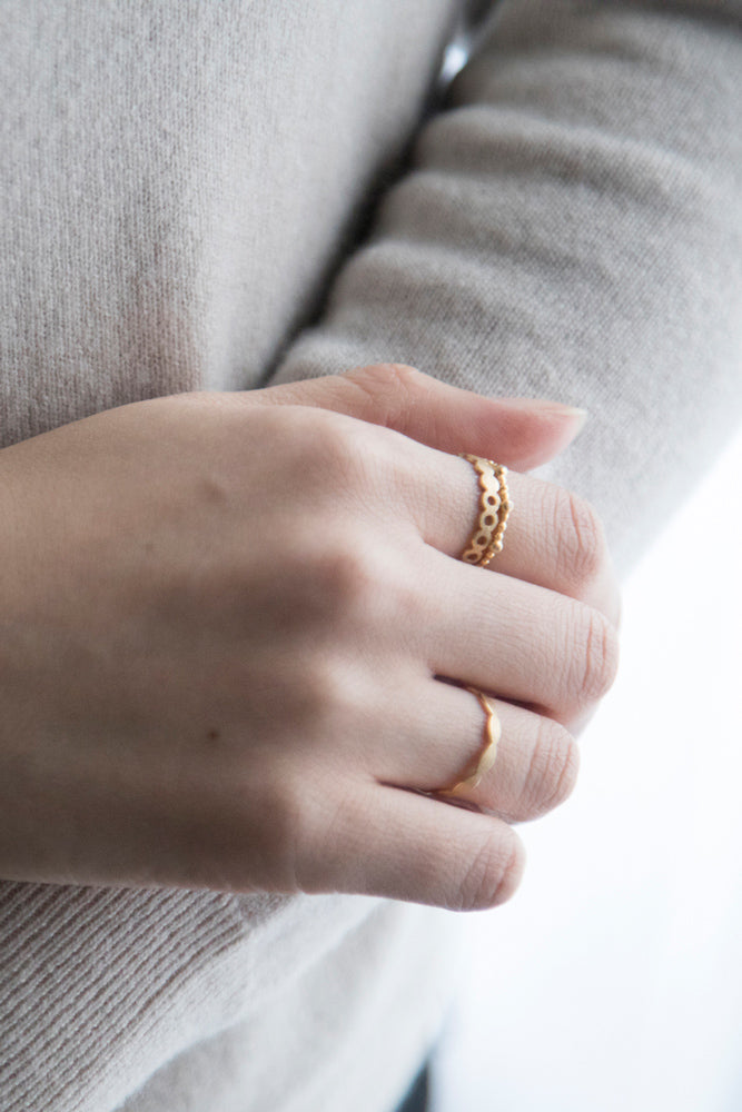 Perche? tsubu 3dia diamond Ring ダイヤリング/K18