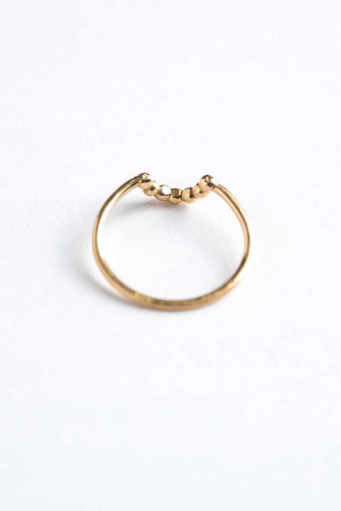 Perche? tsubu half 7dia Ring ダイヤリング/K18