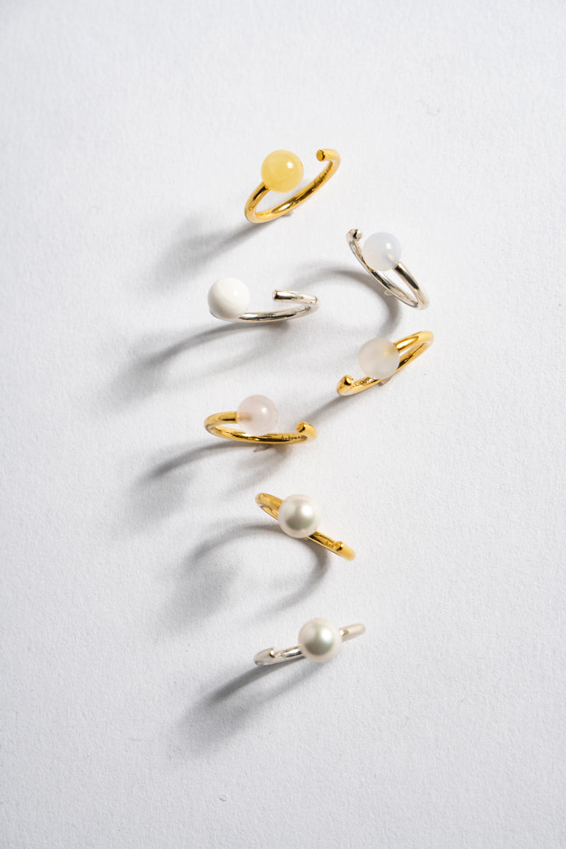 《Limited item!》bohem × yuki ootani 03 color ball mini collection ear cuff FLORAL