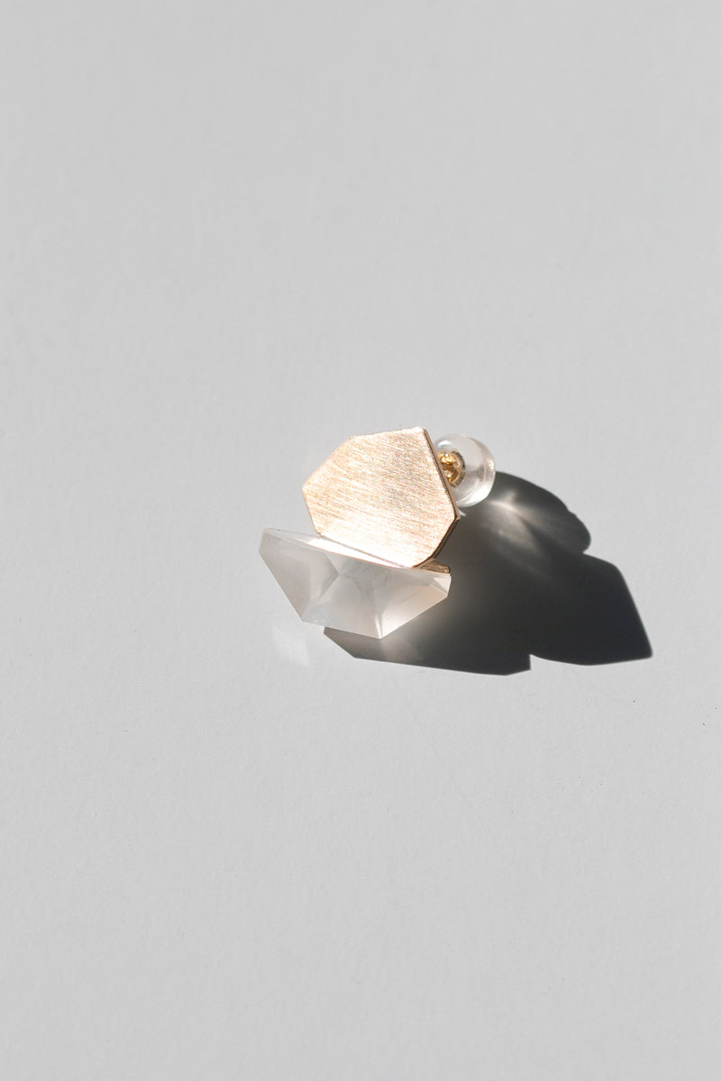 yull. Piece milky quartz Pierce B Quartz pierce/K10