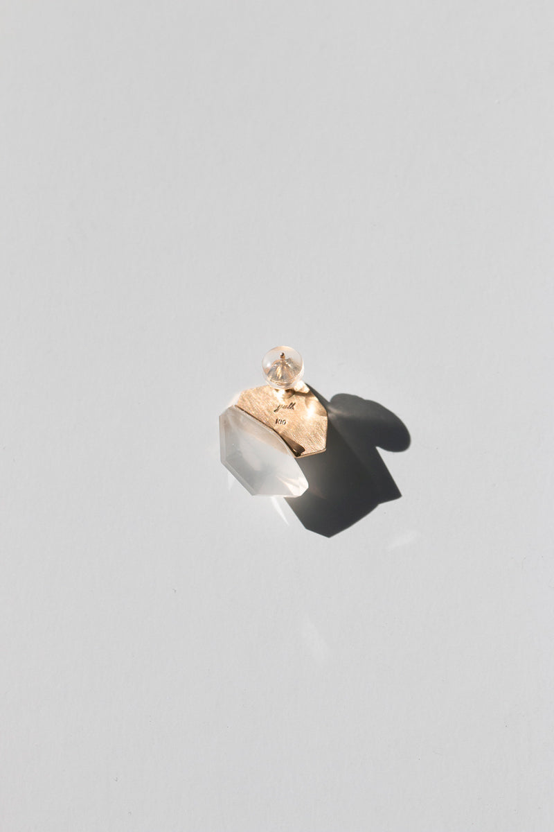 yull. Piece milky quartz Pierce B Quartz pierce/K10