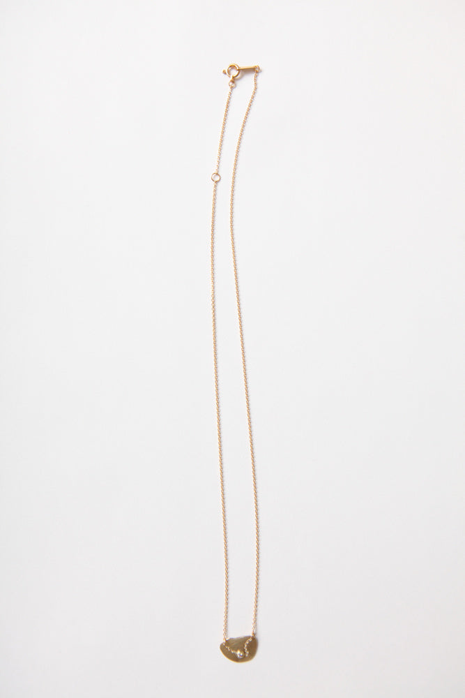 yull.intaglio slack chain necklace/K10