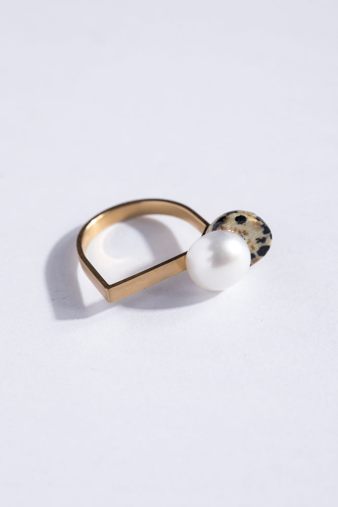 yull. toricolor dalmatian ring/K10