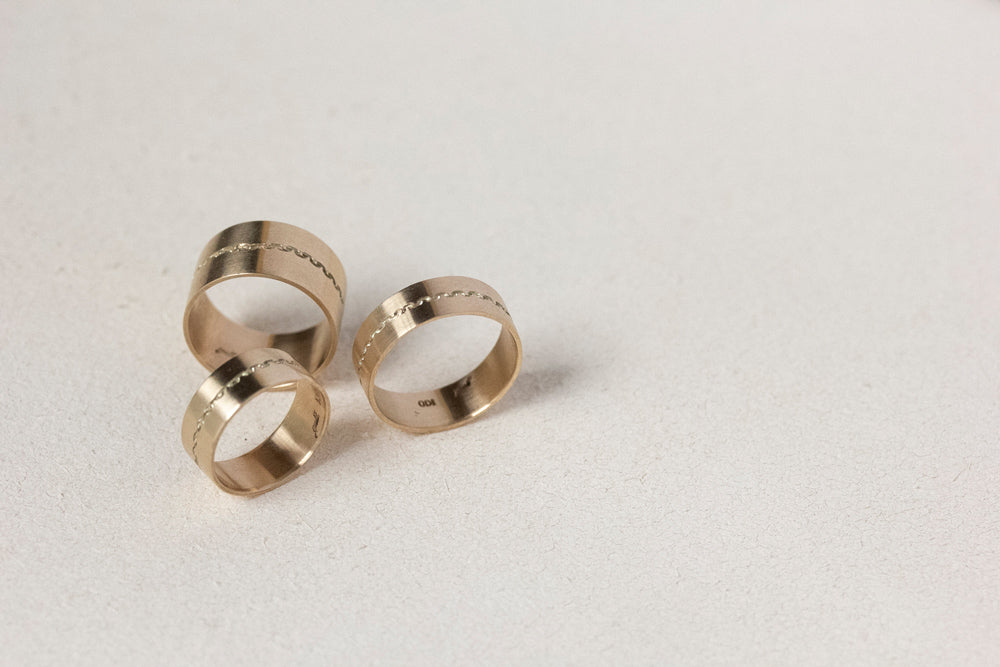 yull. intaglio chain ring10mm/K10