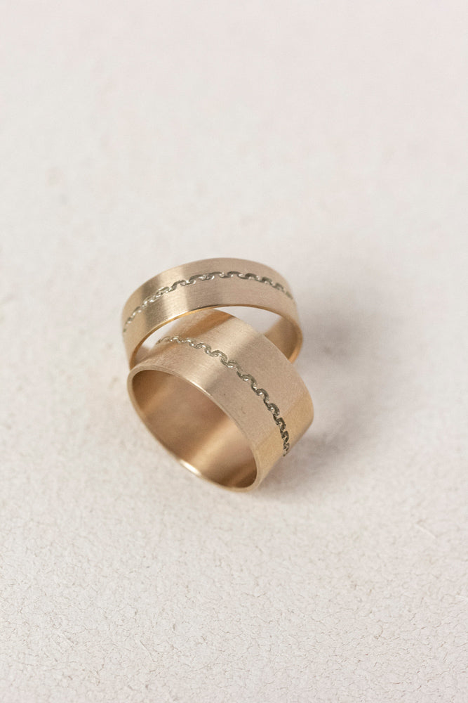 yull. intaglio chain ring10mm/K10