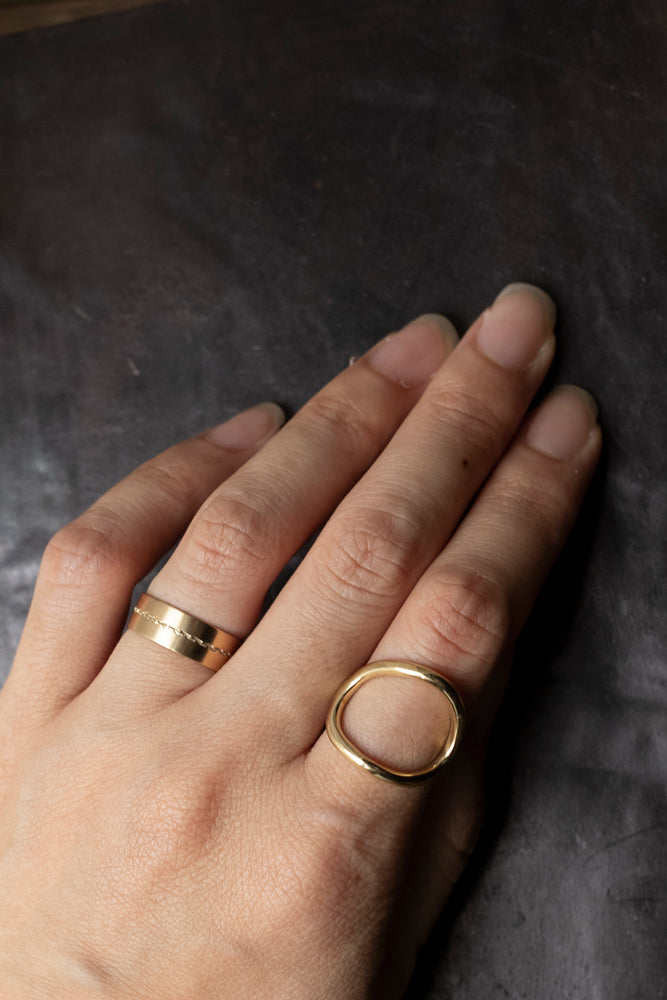 yull. intaglio chain ring6mm/K10