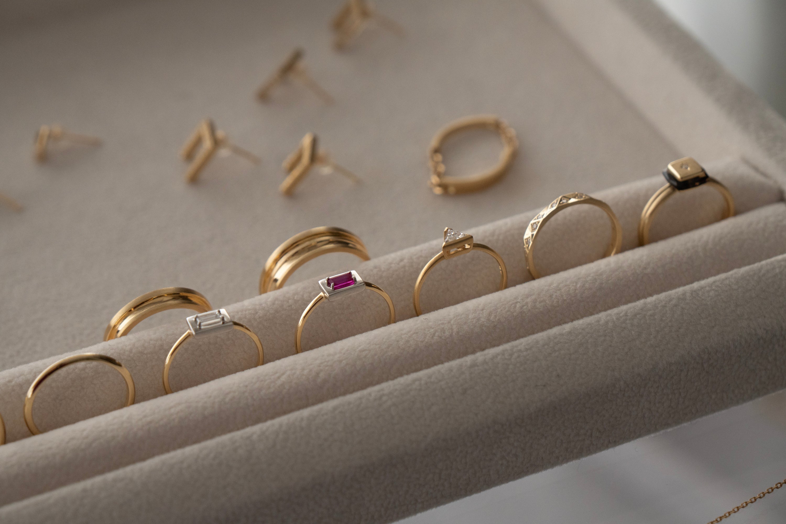 MONAKA Jewellery ルチルクォーツ flat ring MONAKA Jewellery ルチルクォーツ flat ring MONAKA Jewellery