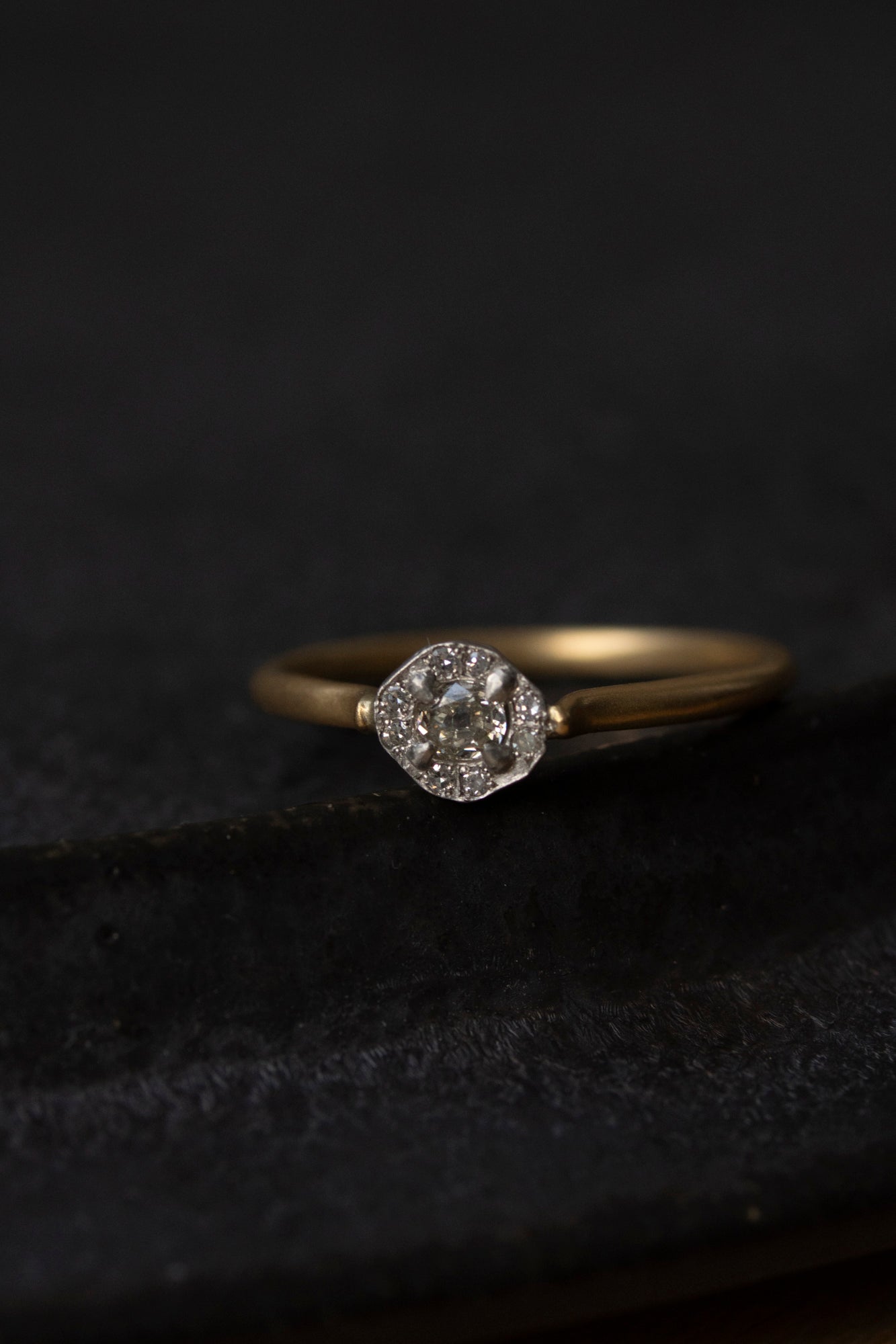 MONAKA jewellery Rinne Light Yellow Diamond Ring /K18&PT900