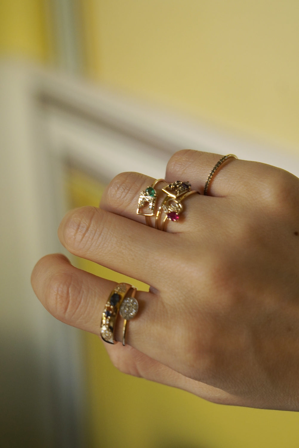 MILA OMI MATA KYBELE Ring Ruby /K10