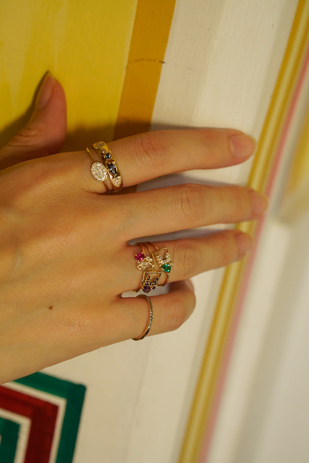 MILA OMI MATA CERES Ring Emerald /K10