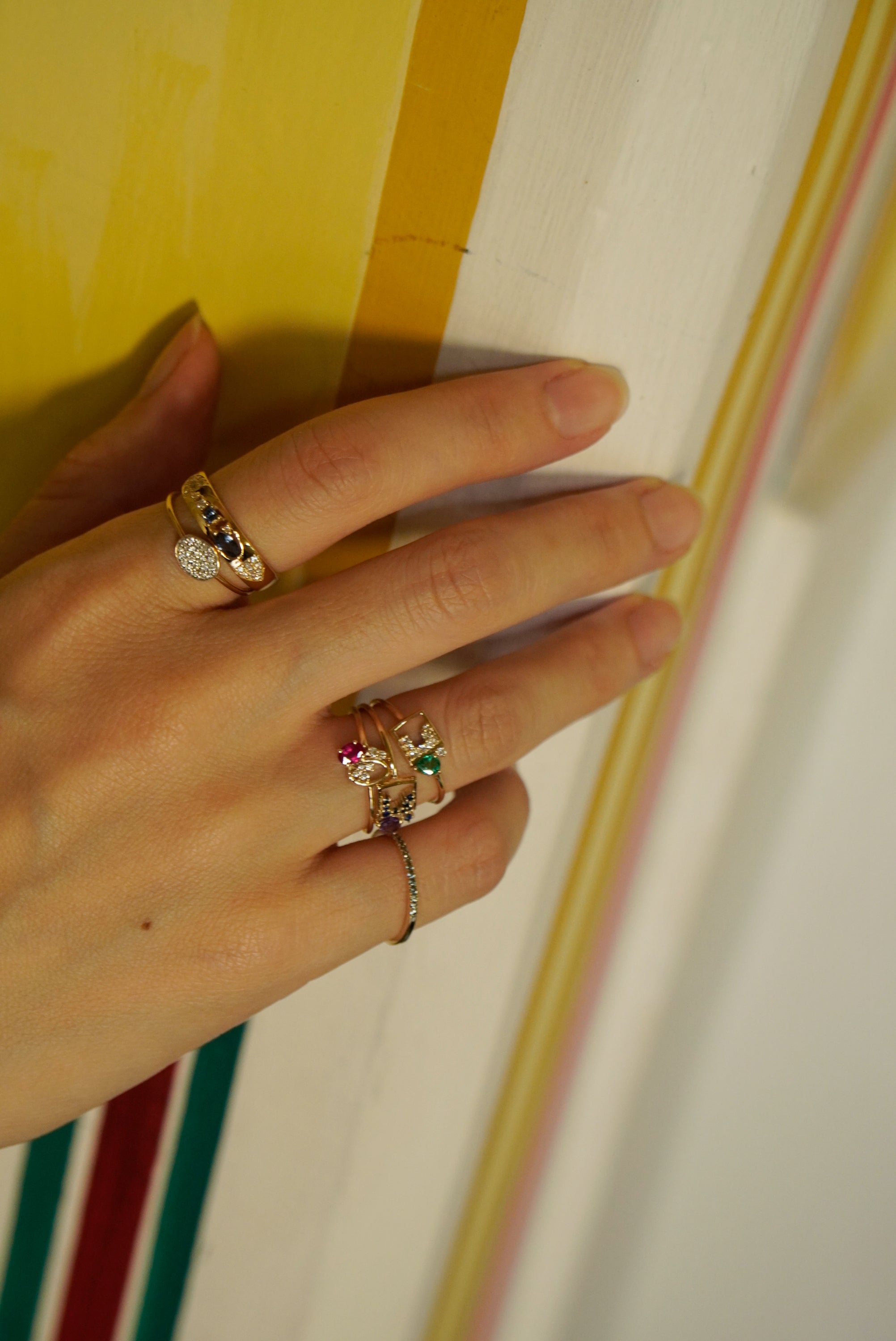 MILA OMI MATA KYBELE Ring Ruby /K10