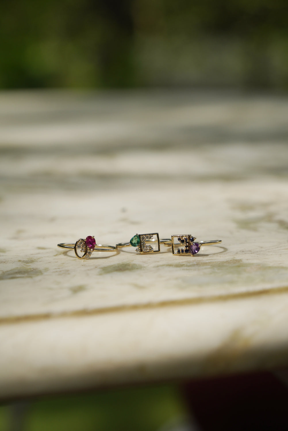 MILA OMI MATA CERES Ring Purple Amethyst /K10