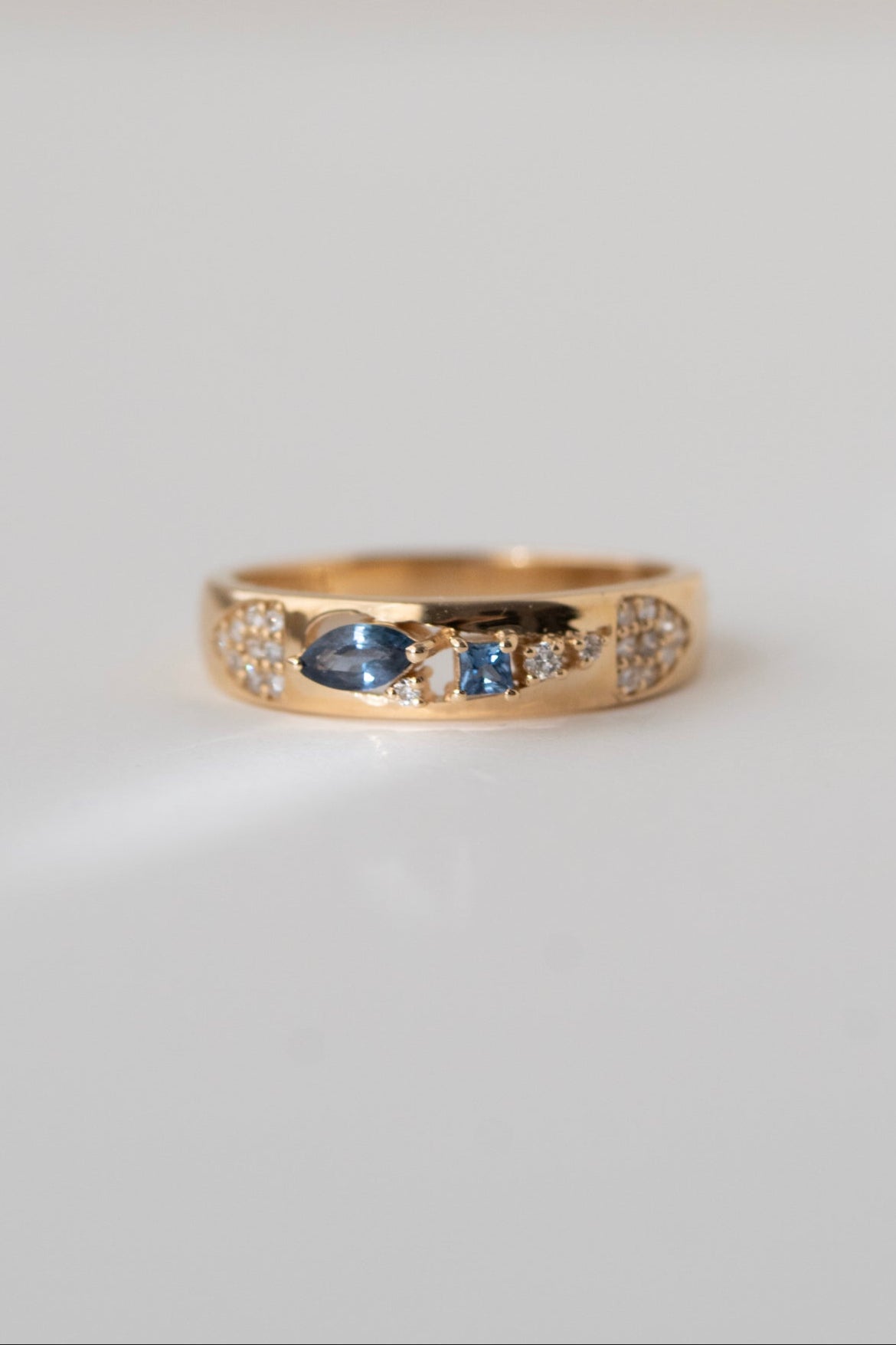MILA OMI AMAUNET BABA RING Blue Sapphire /K10 /K18