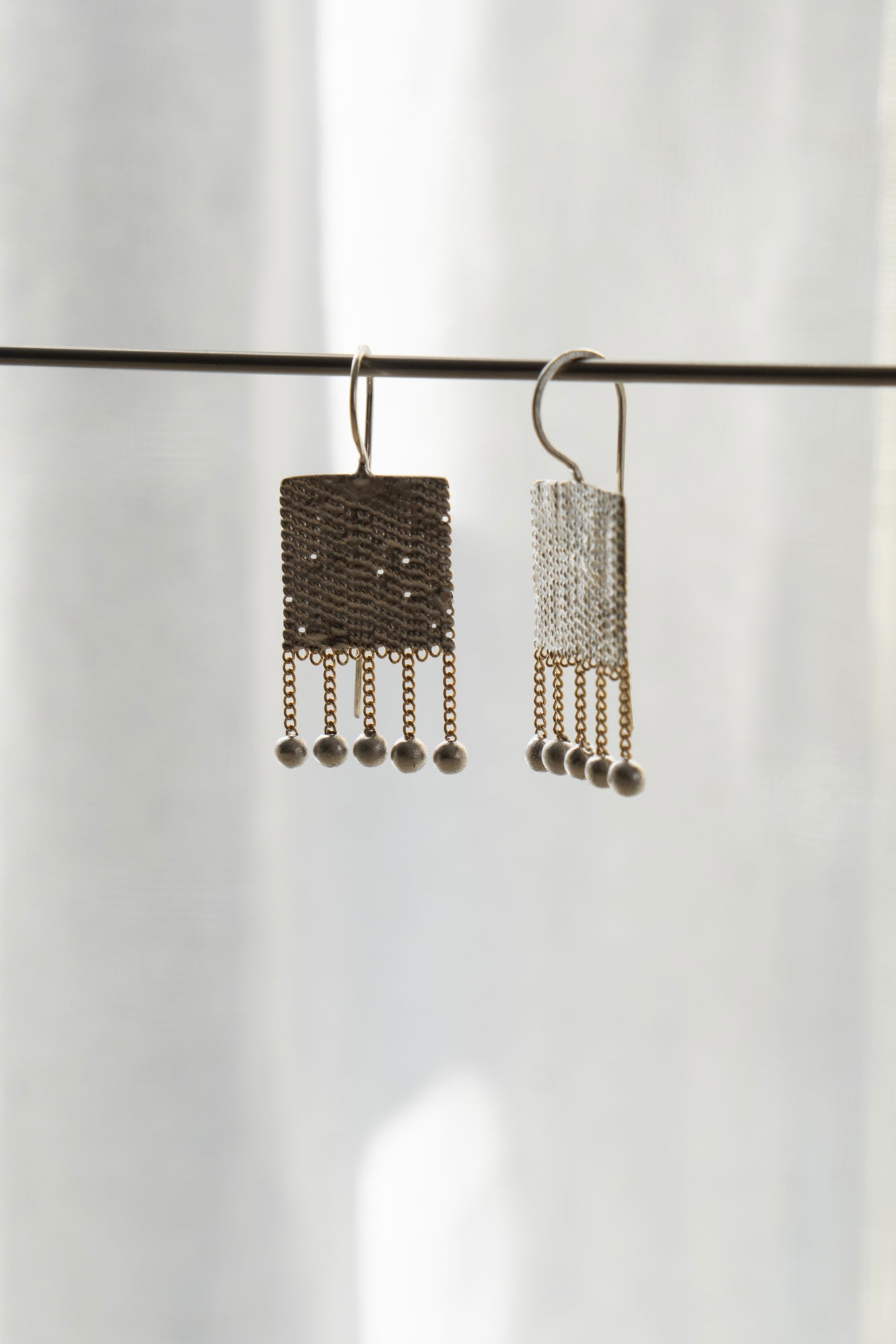 Hannah Keefe BAUBLE Pierced Earrings /Silver