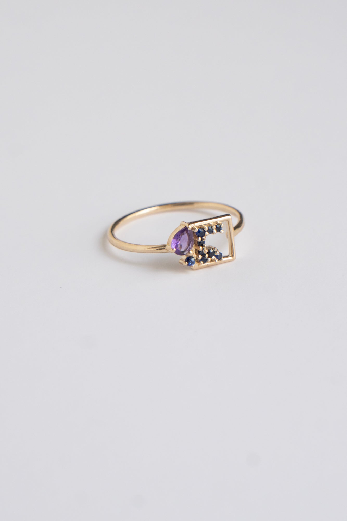 MILA OMI MATA CERES Ring Purple Amethyst /K10