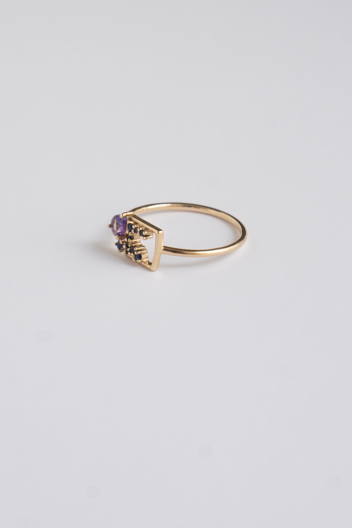 MILA OMI MATA CERES Ring Purple Amethyst /K10