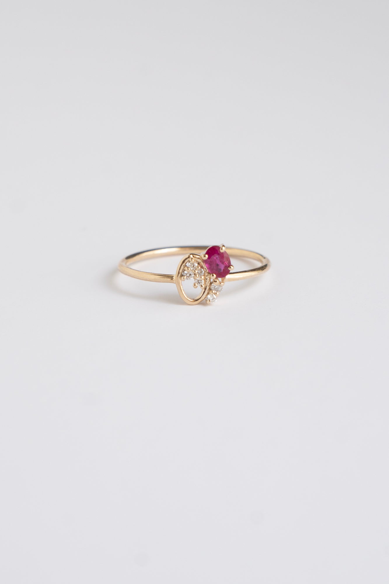 MILA OMI MATA KYBELE Ring Ruby /K10