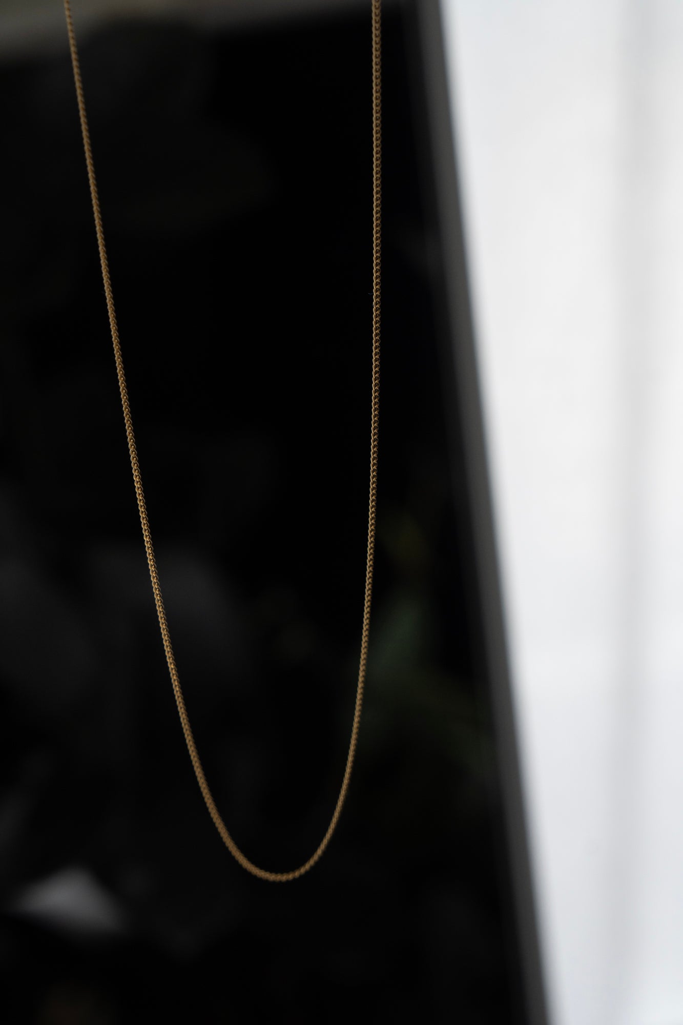 patchouli Optional Necklace Solid Carve Chain  45 /K18