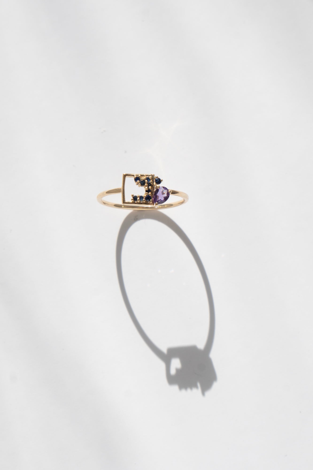 MILA OMI MATA CERES Ring Purple Amethyst /K10