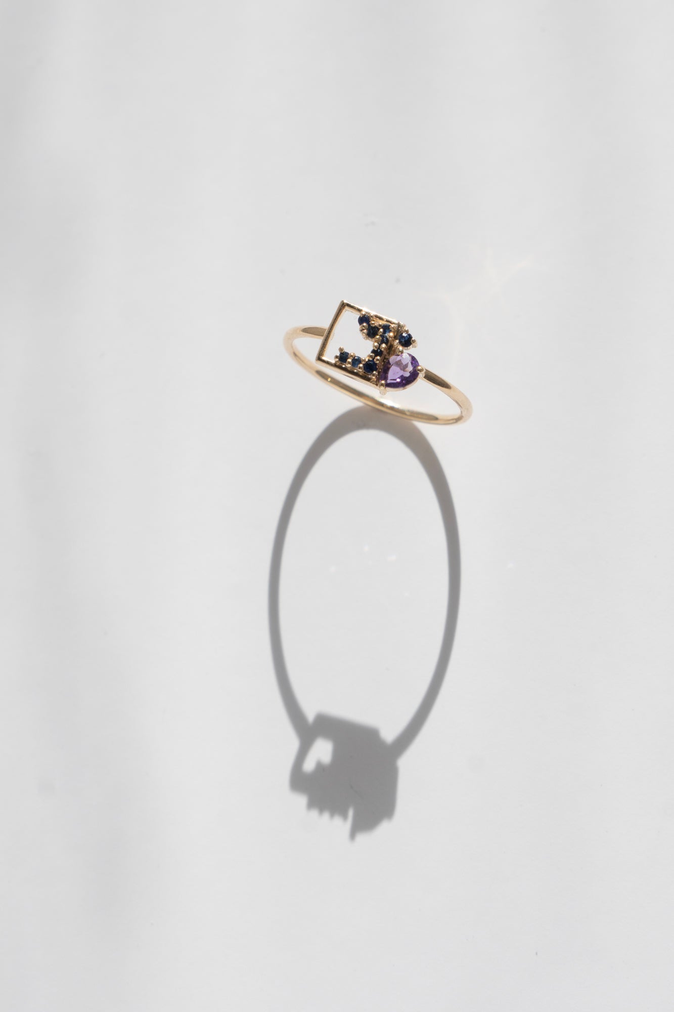 MILA OMI MATA CERES Ring Purple Amethyst /K10