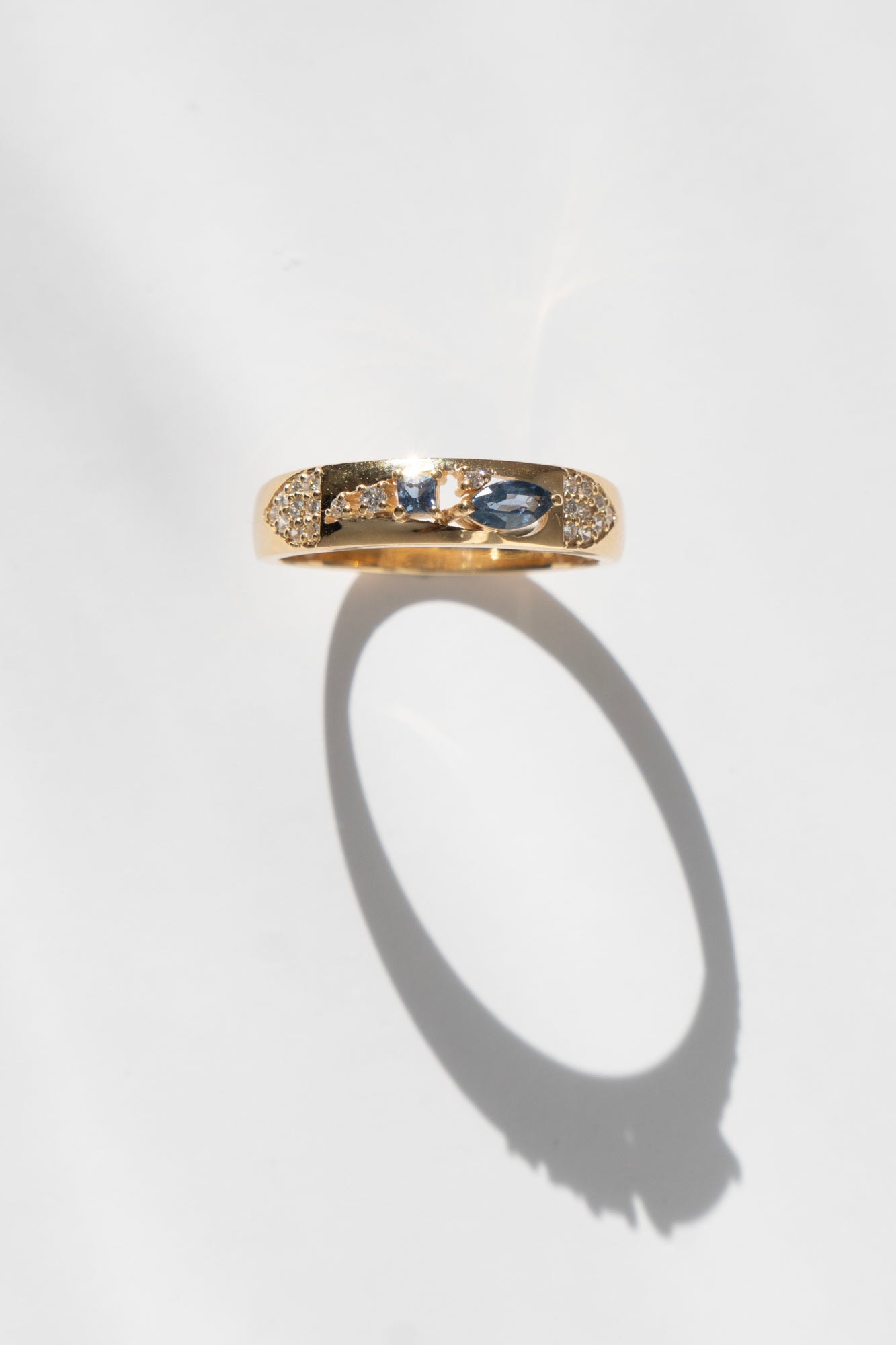 MILA OMI AMAUNET BABA RING Blue Sapphire /K10 /K18