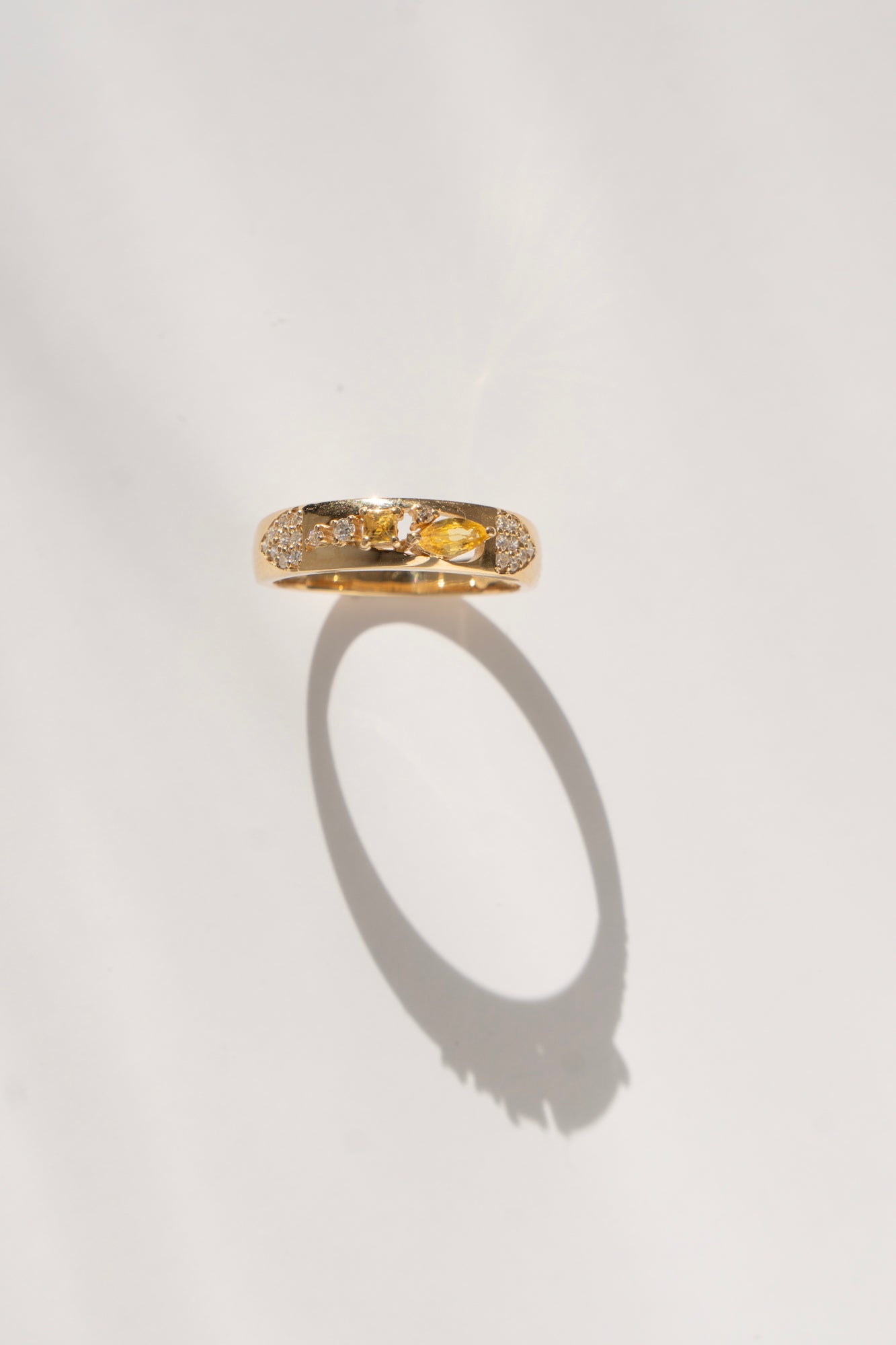 MILA OMI AMAUNET BABA RING Yellow Sapphire /K10 /K18
