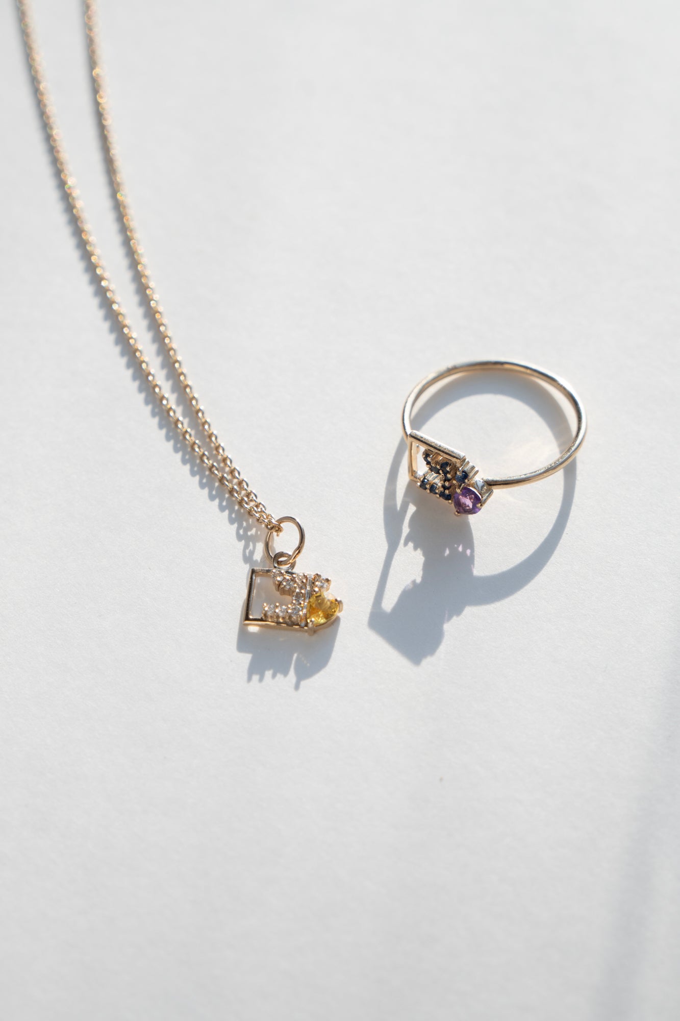 MILA OMI MATA CERES Pendant Necklace Yellow Sapphire /K10