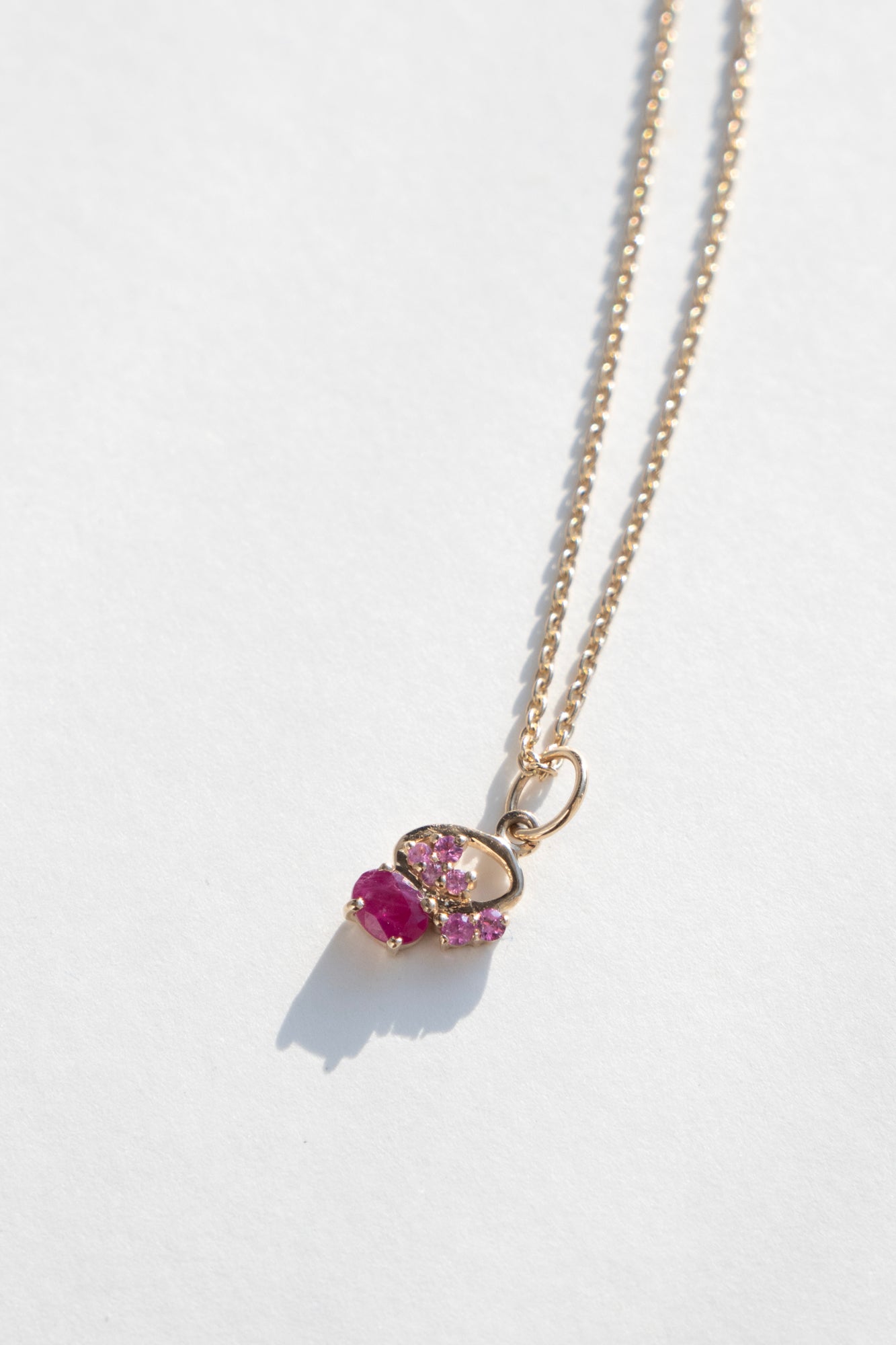 MILA OMI MATA ALINI Pendant Necklace Ruby /K10