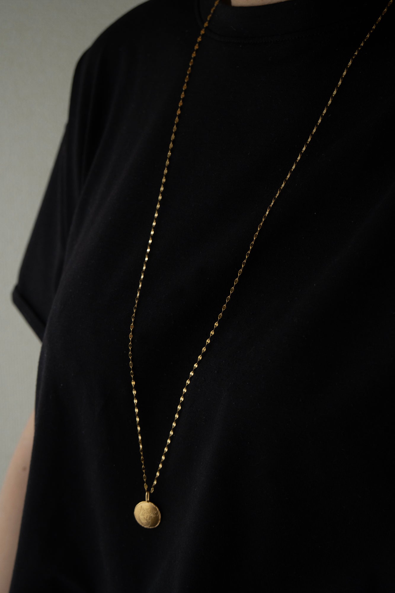 patchouli Optional Necklace Petal Chain Long Necklace 70 80 /K14GF